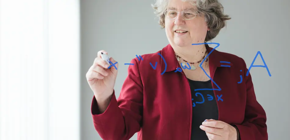 Photograph of Janet Pierrehumbert by Ian Wallman