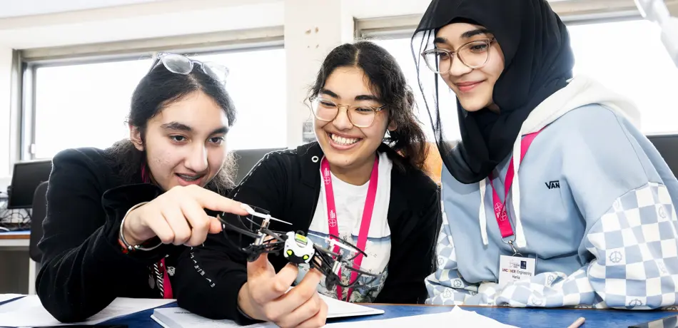 Year 10 students on Uncover Engineering outreach programme in 2024